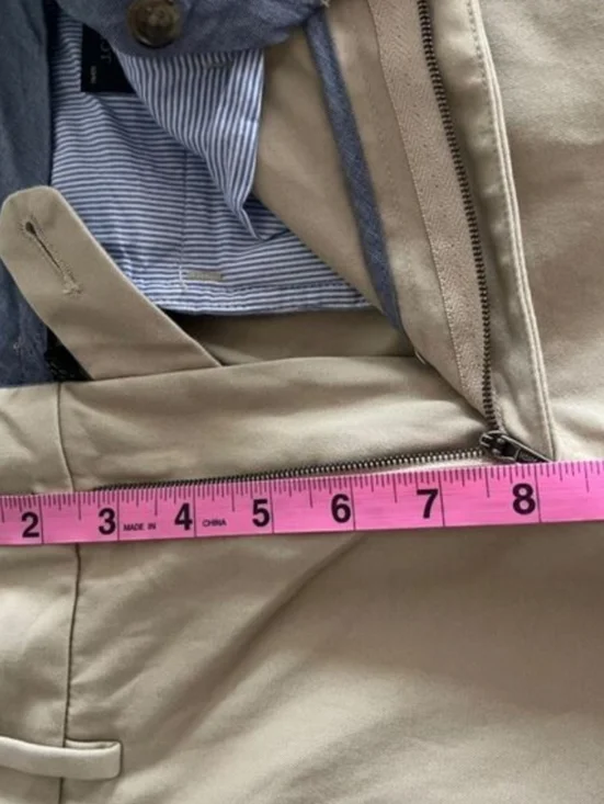 J.Crew Women Pants Bowery Slim-Fit Chino Dress Pants in British Khaki 100% Cotto - Picture 13 of 15